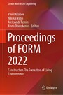 Proceedings of FORM 2022 - Construction The Formation of Living Environment